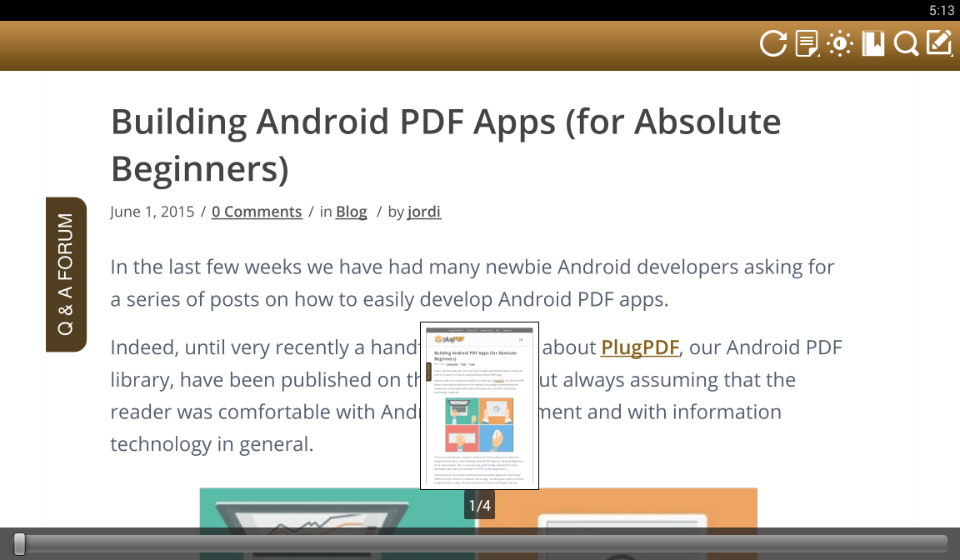 Cómo Programar Un Completo Lector PDF en Android Cómo Programar Un Completo Lector PDF en Android